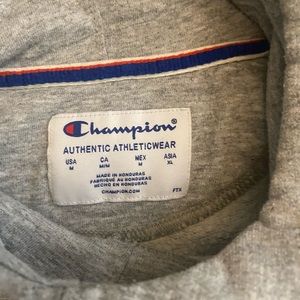 Champion hoodie, Grey, good condition, size medium.